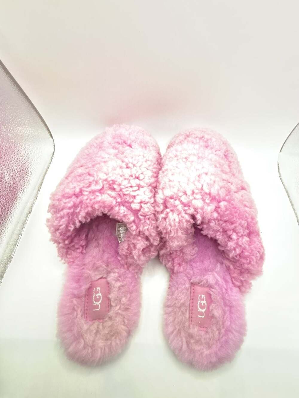 UGG Fluff Yeah Slide Pink Slippers Size 10